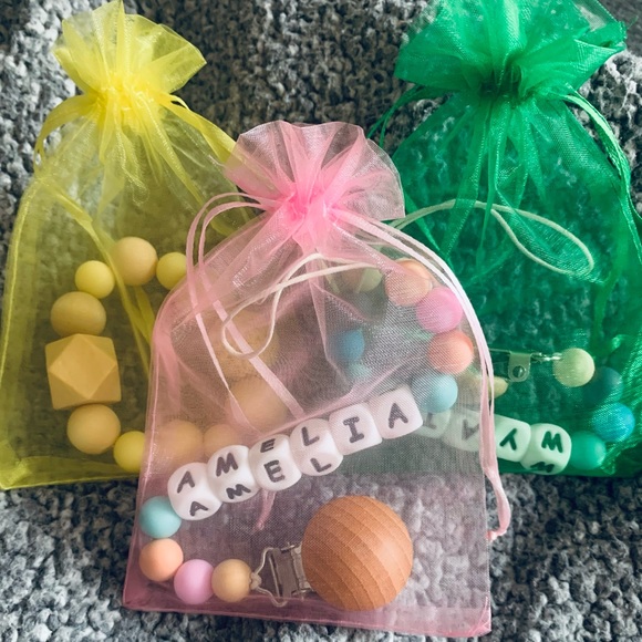 Baby Rattle, Teether, Pacifier Clip - Picture 2 of 8